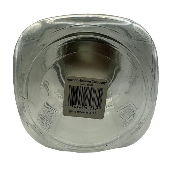 Anchor Hocking Clear Glass Storage Jar With Silver Lid 2 qt - Picture 4 of 5